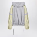 The Attico Grey/light yellow bomber sweatshirt