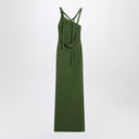 The Attico Long green dress with slit