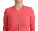 Elegant Pink Full Zip Sweater - Allure Absolue