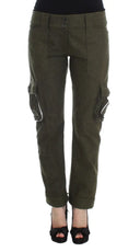 Chic Green Cargo Pants for Effortless Style Ermanno Scervino