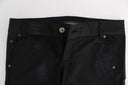 Chic Black Regular Fit Trousers Ermanno Scervino