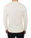 Off-White V-Neck Wool Blend Pullover Ermanno Scervino