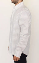 Elegant Striped Cotton Casual Shirt Ermanno Scervino