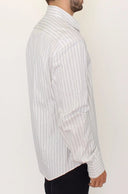Elegant Striped Cotton Casual Shirt Ermanno Scervino
