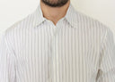 Elegant Striped Cotton Casual Shirt Ermanno Scervino