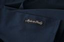 Navy Elegance Cotton Dress Shirt - Allure Absolue
