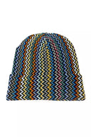 Multicolor Wool Men Cap Missoni