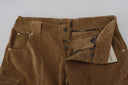 Chic Brown Corduroy Cargo Pants - Allure Absolue