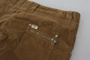 Chic Brown Corduroy Cargo Pants - Allure Absolue