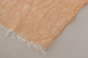 Elegant Peach Linen Scarf Malo