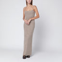 ALMADA LABEL Fiona dress in brushed beige cashmere