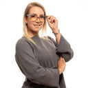 Коричневая женская оправа для очков