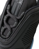 Elegant Men's Black Mesh Sneakers Prada