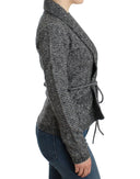 Elegant Gray Wool Blend Cardigan Cavalli
