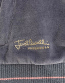 Elegant Blue Zip Cardigan with Gold Details Cavalli