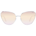 Серебряные женские солнцезащитные очки