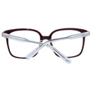 Burgundy Plastic Glasses (Frames)