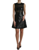 Elegant Black A-Line Mini Dress - Allure Absolue