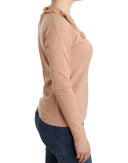 Chic Striped Wool Blend Orange Sweater Ermanno Scervino