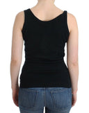 Elegant Black Cashmere Knit Top Ermanno Scervino
