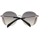 Rose Gold Metal Sunglasses