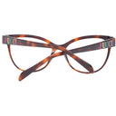 Montura de gafas marrón para mujer
