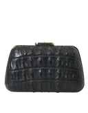 Elegant Crocodile Leather Evening Clutch Balenciaga