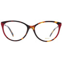 Montura de gafas roja para mujer
