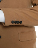 Brown Cashmere 2 Piece Single Breasted Suit - Allure Absolue