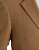 Brown Cashmere 2 Piece Single Breasted Suit - Allure Absolue
