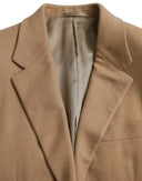 Brown Cashmere 2 Piece Single Breasted Suit - Allure Absolue