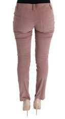 Chic Pink Capri Cropped Trousers - Allure Absolue