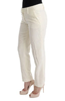Chic White Regular Fit Pants - Allure Absolue