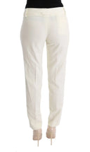 Chic White Regular Fit Pants - Allure Absolue