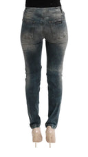 Chic Blue Wash Slim Fit Jeans - Allure Absolue