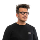 Montura de gafas para hombre negro