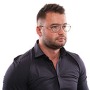 Gray Metal & Plastic Glasses (Frames)