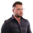 Rose Gold Metal & Plastic Glasses (Frames)