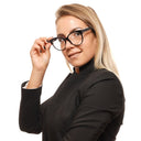 Black Plastic Glasses (Frames)