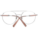 Silver Metal & Leather Glasses (Frames)