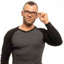 Montura de gafas negra unisex