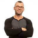 Montura de gafas unisex marrón