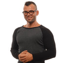 Montura de gafas marrón para hombre