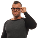 Montura de gafas para hombre negro