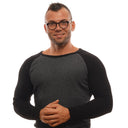 Montura de gafas para hombre negro