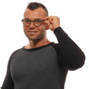 Montura de gafas para hombre color oliva