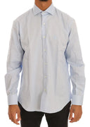 Light Blue Cotton Dress Shirt - Allure Absolue