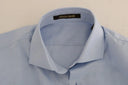 Light Blue Cotton Dress Shirt - Allure Absolue