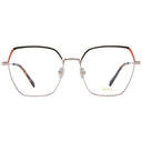 Montura de gafas para mujer en oro rosa