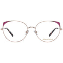 Montura de gafas para mujer en oro rosa